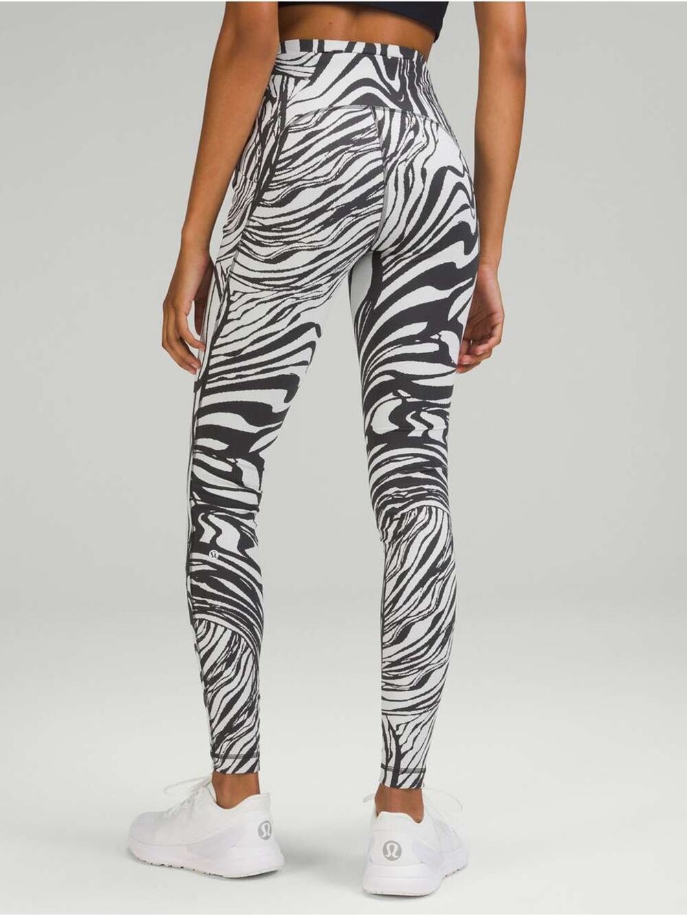 Lululemon Swift Speed High Rise Leggings 28” Spin Off Jacquard Vapor Grey Size 4